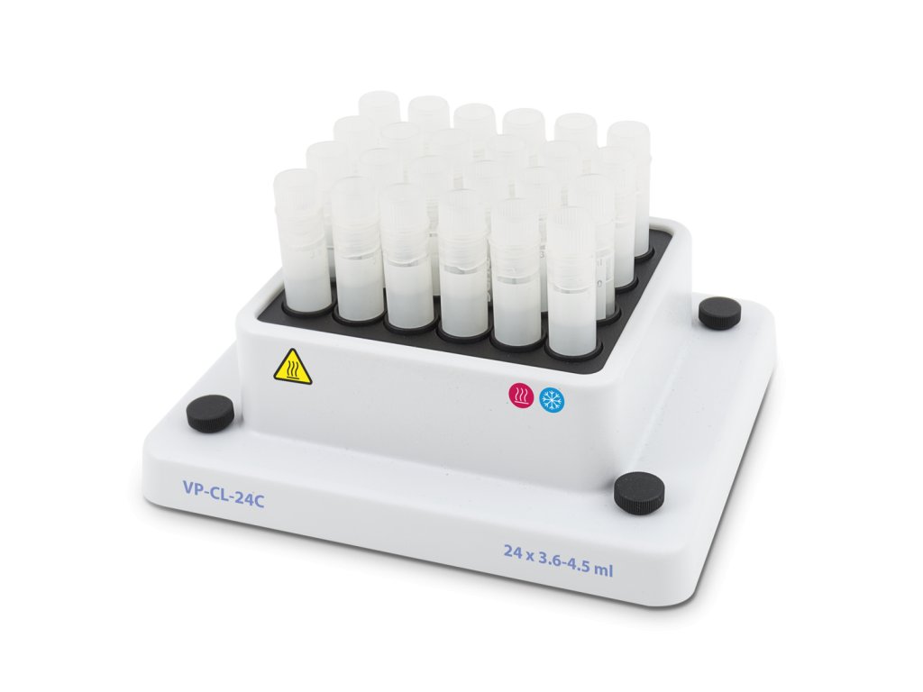 Block VP-CL-24C, 24 × 3,6–4,5 ml cryotubes for TS-100C