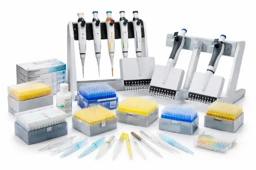 0.5-10 µL, 8-channel pipette, Variable volume